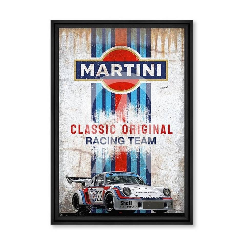 tableau_rsr_martini_rubix_classic_original_racing_team_voiture_sport_blanche tableau RSR Martini rubix