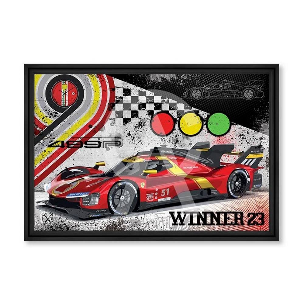 tableau_winner_23_rubix_voiture_sport_course_le_mans tableau Winner 23 rubix