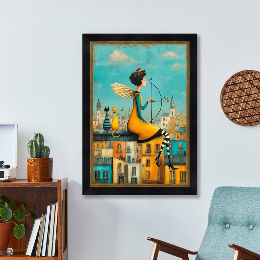 cadre_romaric_cupidonne_decoration_murale_originale_bureau_avignon cadre romaric Cupidonne