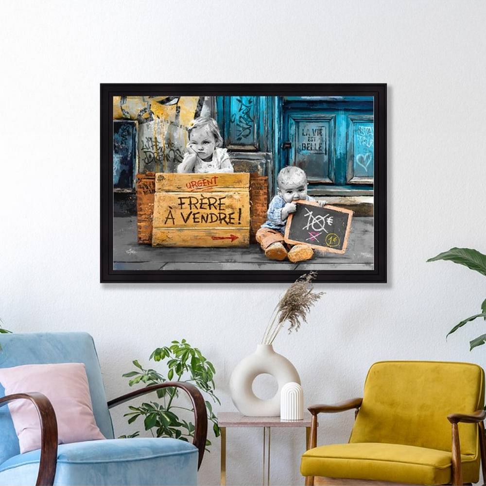 cadre romaric la Petite Fille et son Frère