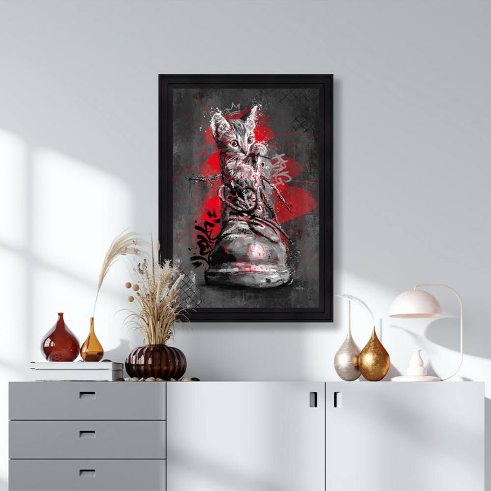 cadre romaric le Chaton dans la Chaussure