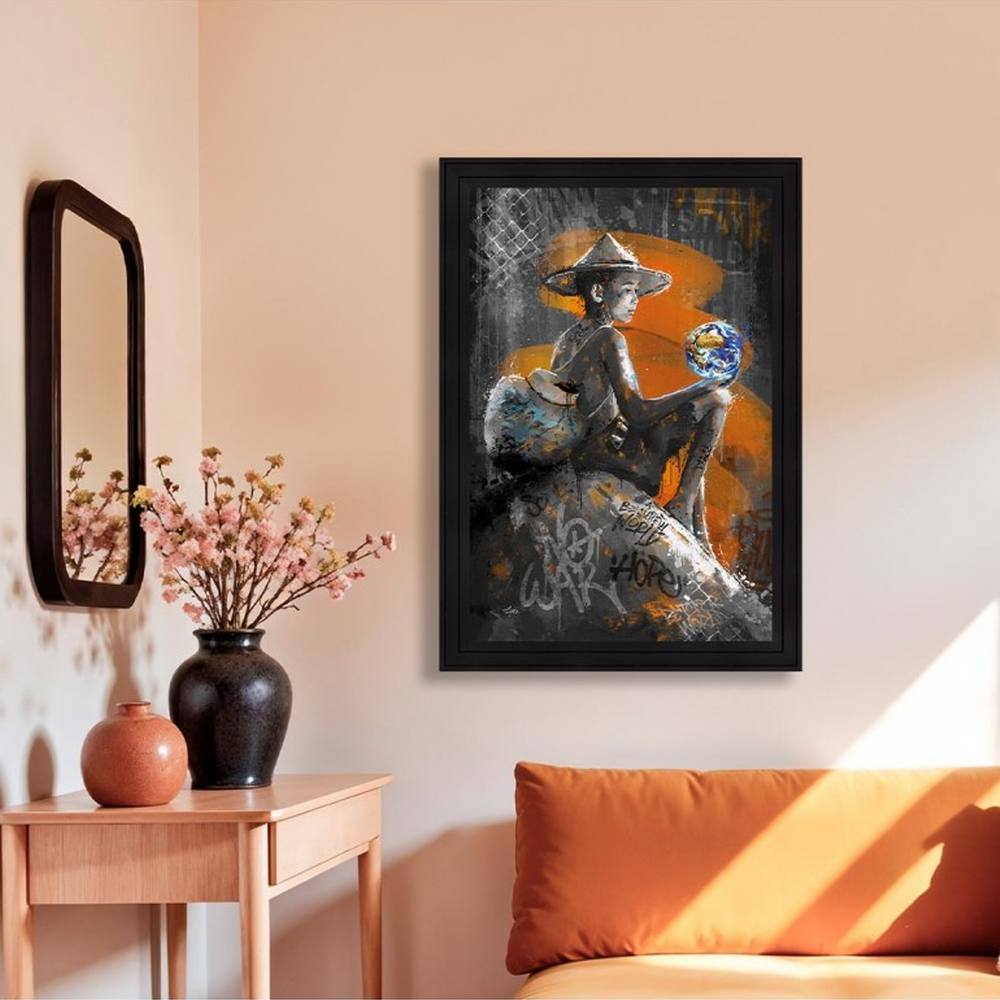 cadre romaric le Pêcheur et la Terre