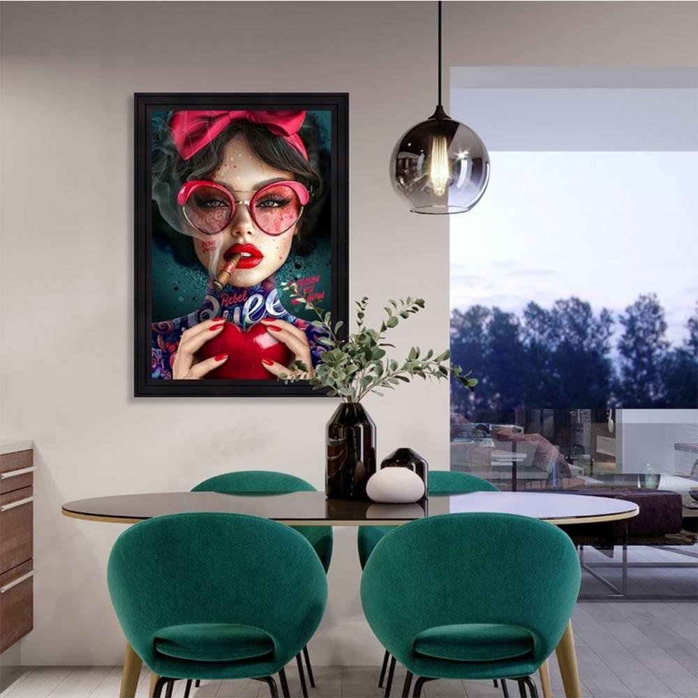 cadre sarah b Rouge Fatal