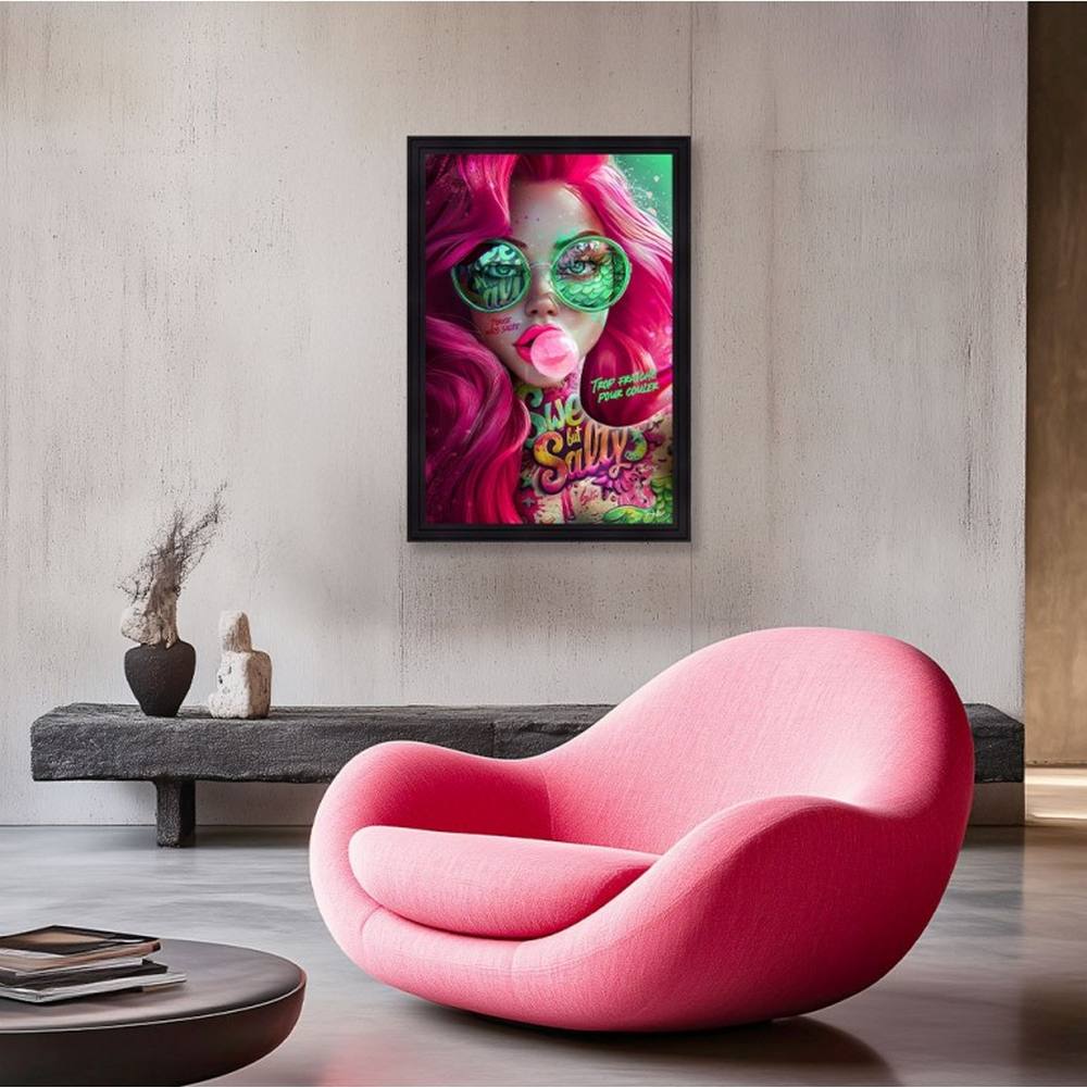 cadre sarah b Vert Sirène