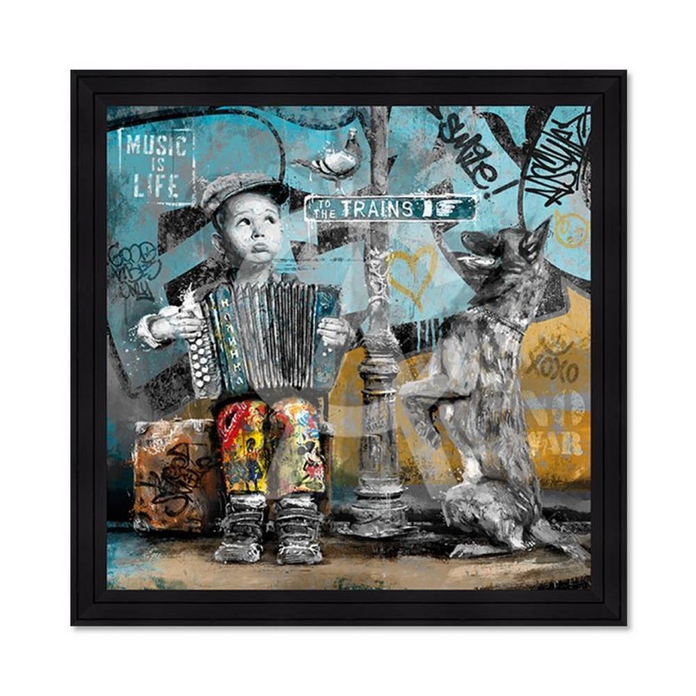 tableau l'Accordéoniste romaric