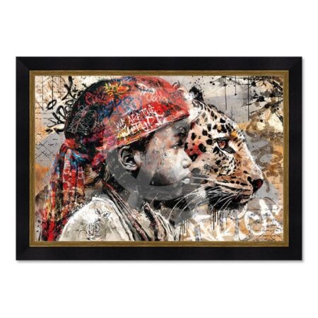 tablea ul'Enfant et le Léopard romaric