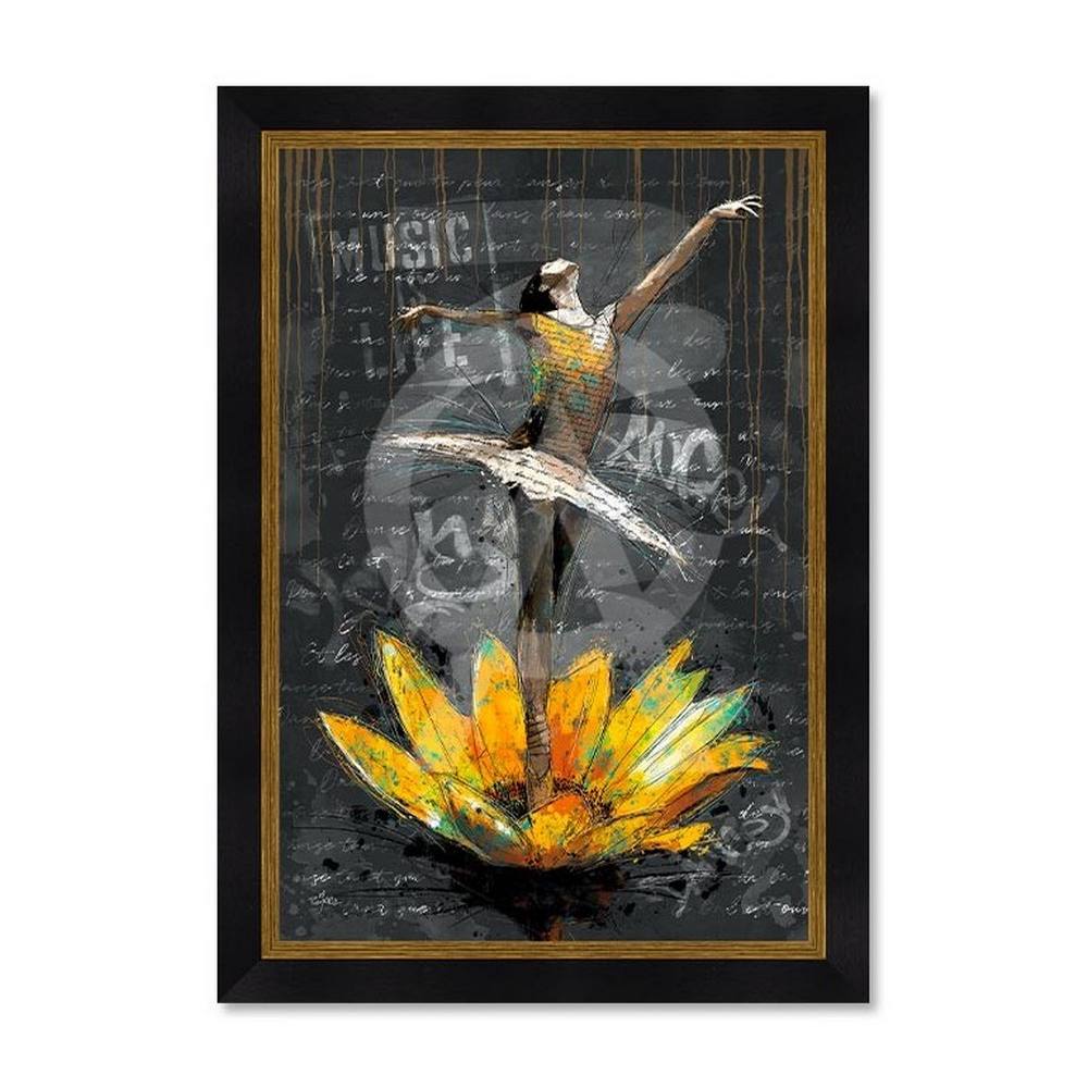 tableau la Danseuse sur le Tournesol romaric