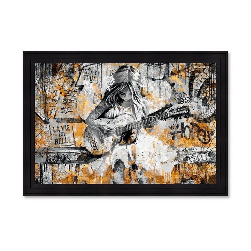 tableau la Fille à la Guitare romaric