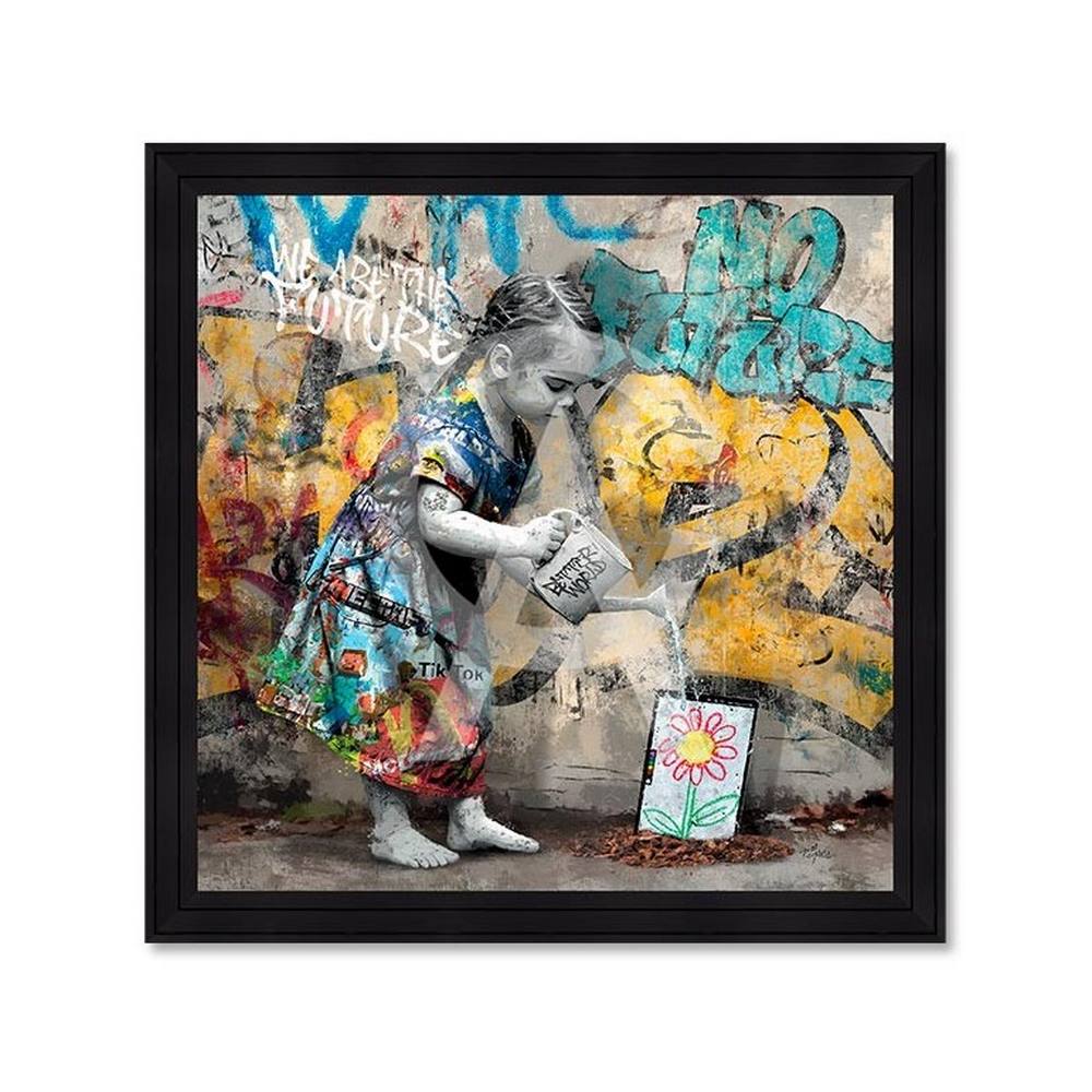 tableau la Petite Fille et l'Ipad