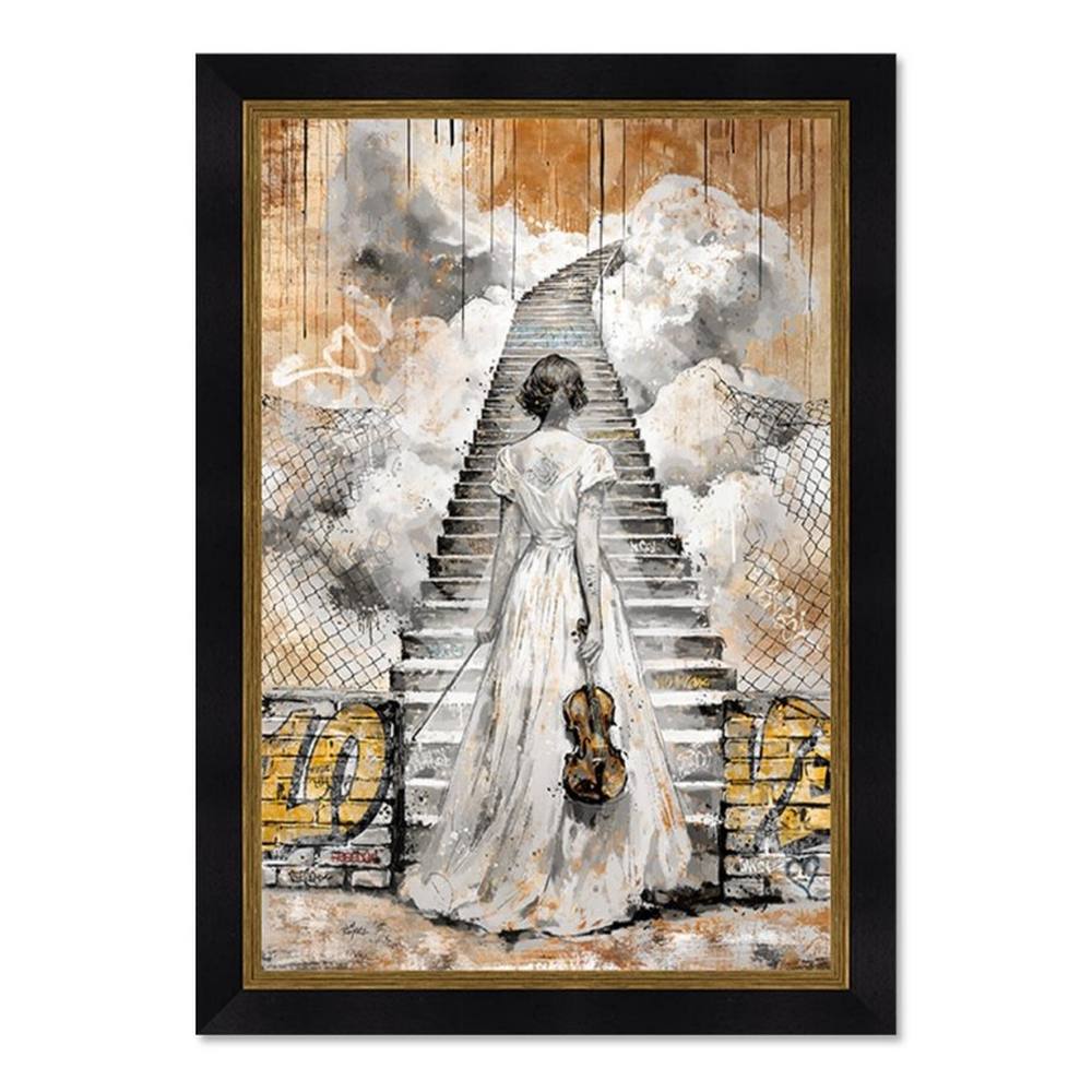 tableau la Violoniste et l'Escalier romaric