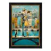 tableau_le_bisou_sur_la_passerelle_romaric_couple_pont_chien_oiseaux_amoureux tableau le Bisous sur la Passerelle romaric