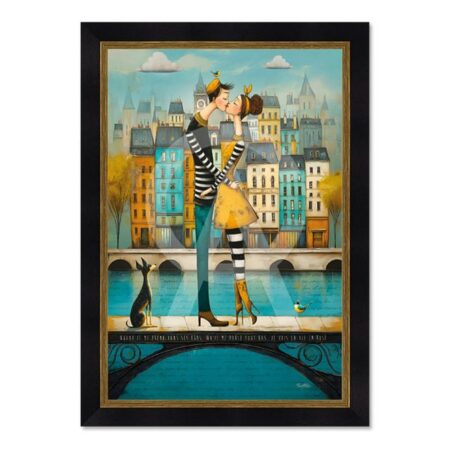 tableau le Bisous sur la Passerelle romaric