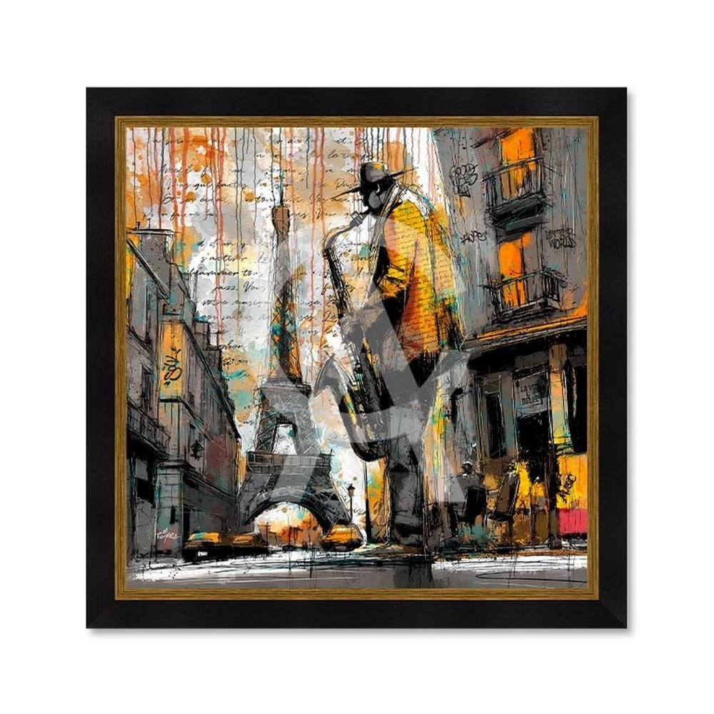 tableau le Saxophoniste à Paris romaric