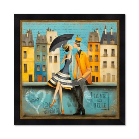 tableau les Deux Amoureux sur le Muret romaric