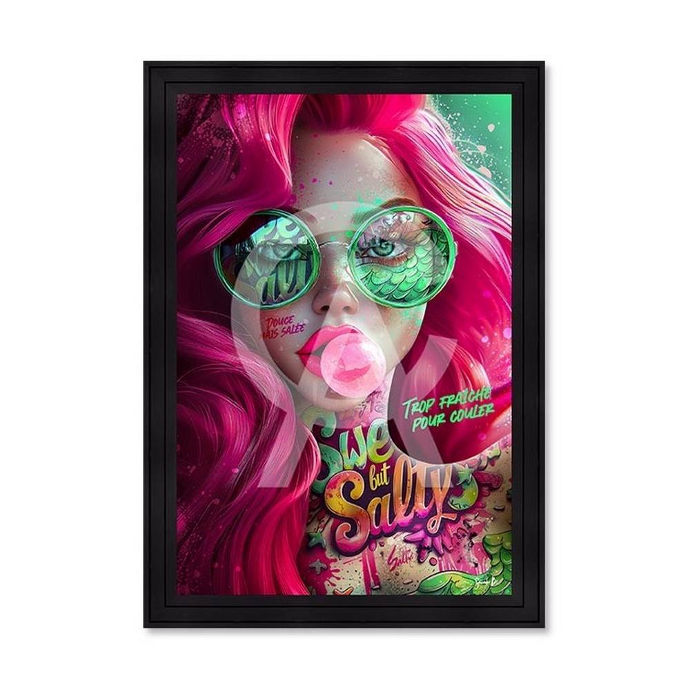 tableau Vert Sirène sarah b