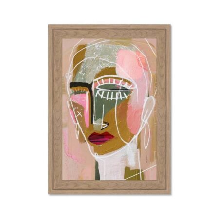 cadeau Dessin Visage Abstrait