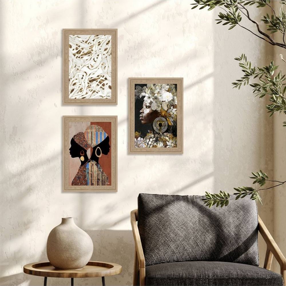 cadeau original abstrait femmes ethniques