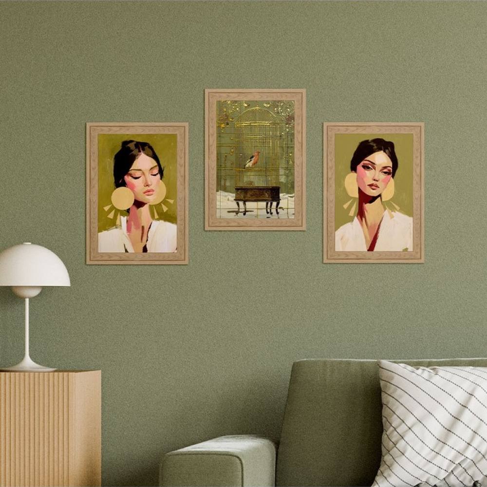 cadeau pas chère femmes oiseau dore vert