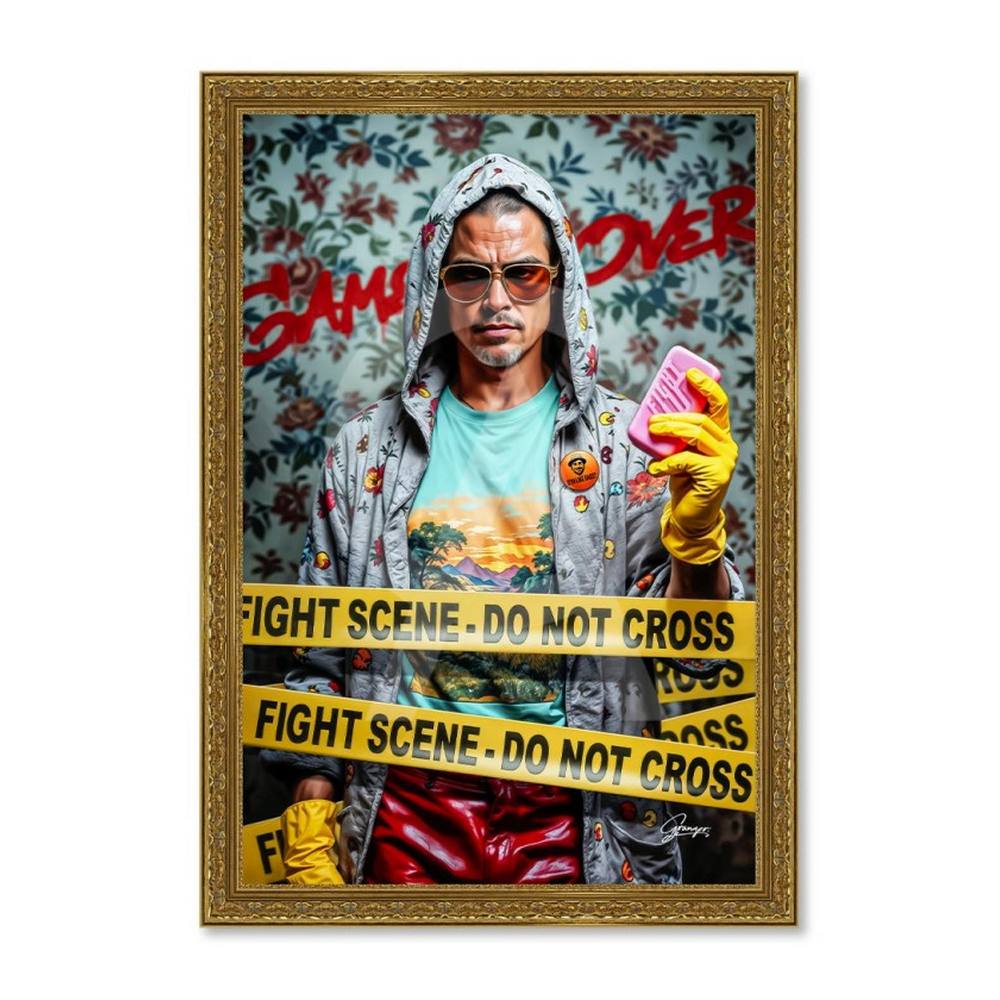 cadre_pitt_club_alexandre_granger_homme_brad_pitt_star_celebrite cadre Pitt Club alexandre granger