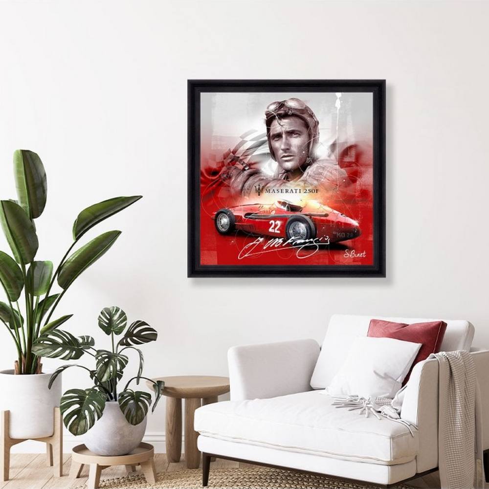 cadre sylvain binet Maserati 205F