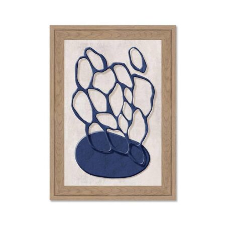 déco interieur Contemporaine Bleu Abstrait