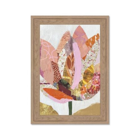 déco Patchwork Fleur Rose