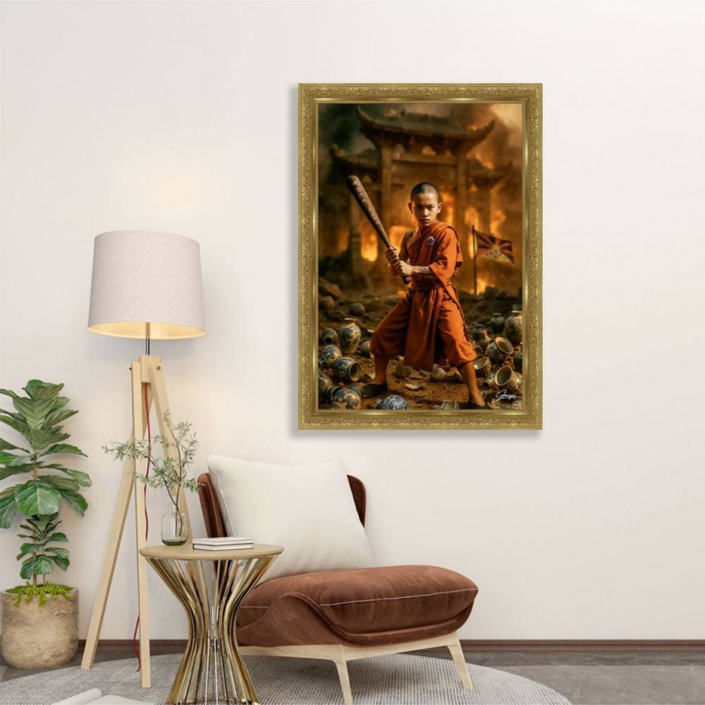 décoration murale doré alexandre granger Zen Boy