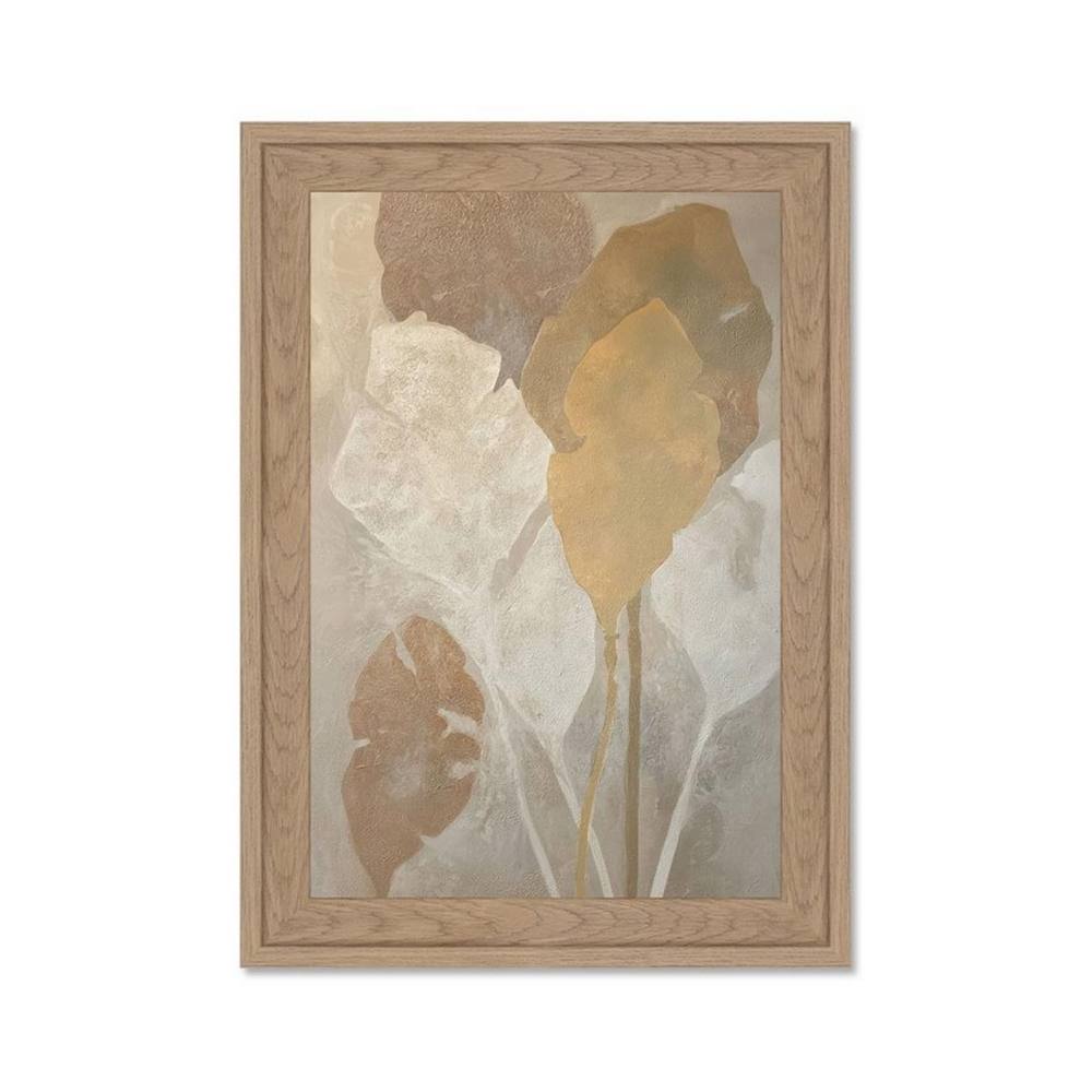 décoration murale Feuilles Doré