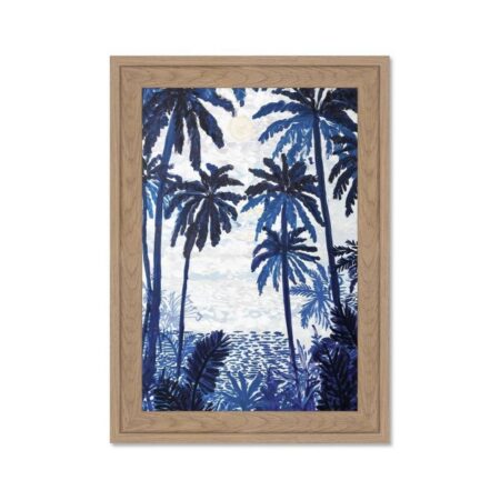 Mini Décoration Murale Exotique Bleu