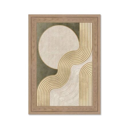 objet décoratif Abstrait Beige Kaki