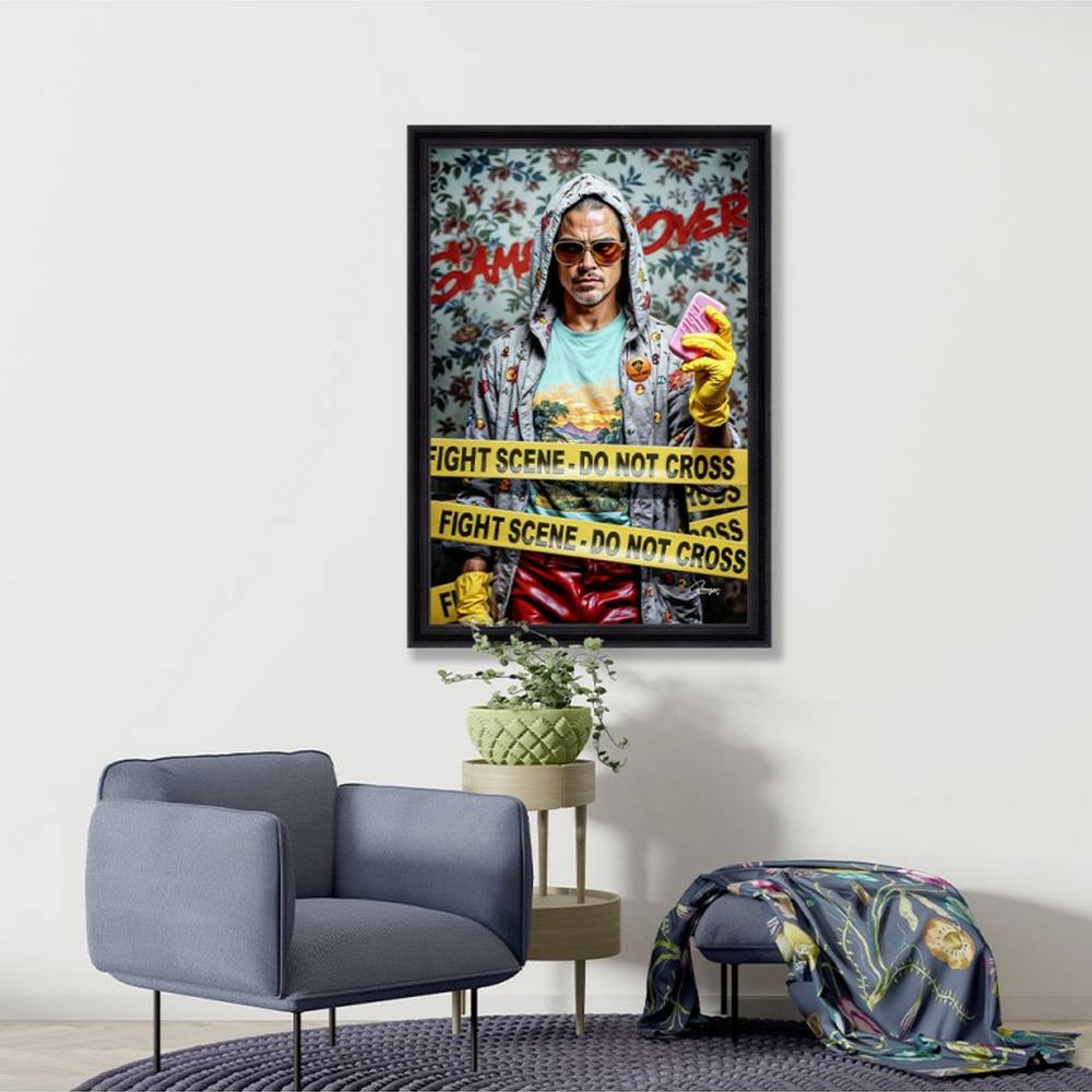 objet_decoratif_pitt_club_alexandre_granger_do_not_cross_game_over objet decoratif Pitt Club alexandre granger