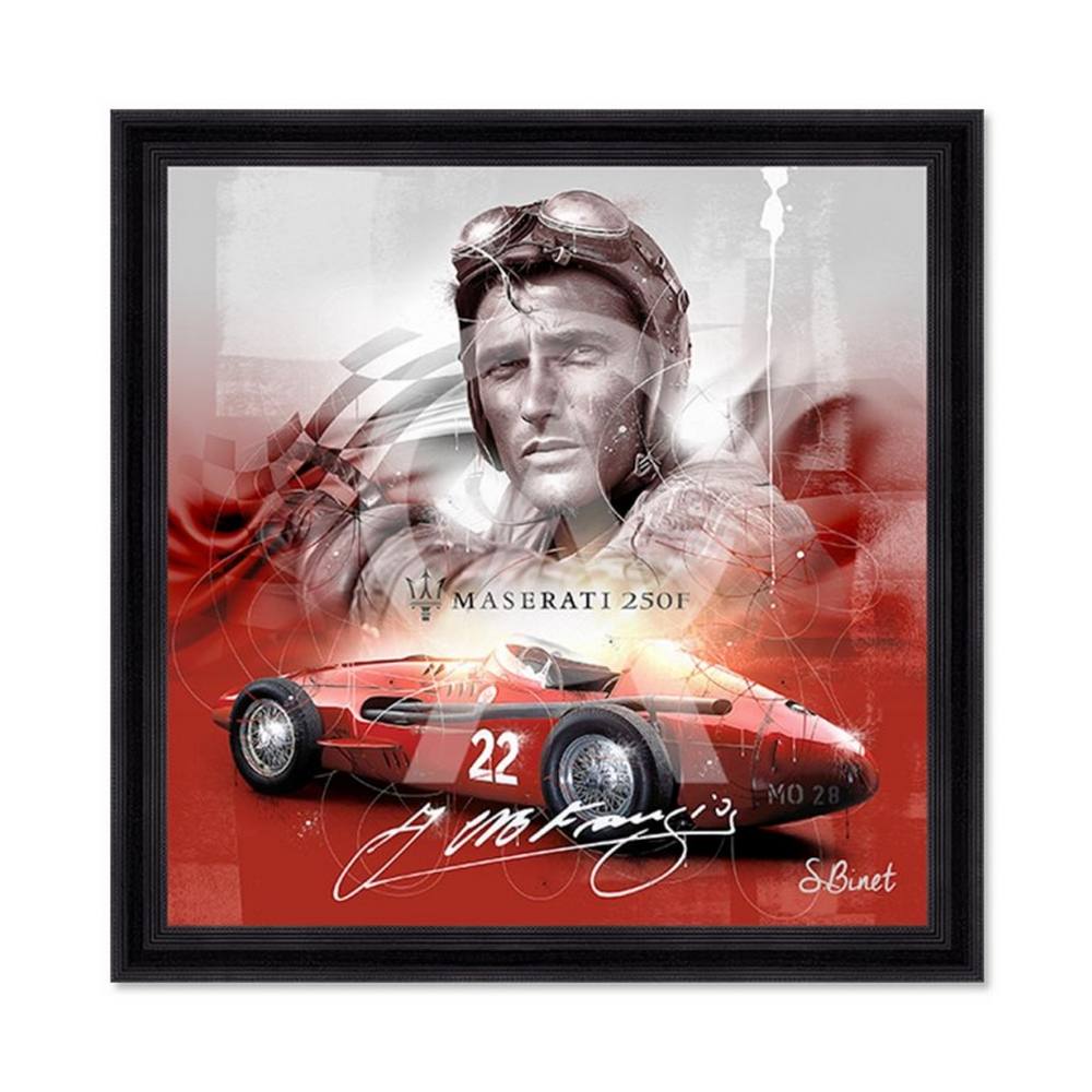 tableau Maserati 250F sylvain binet