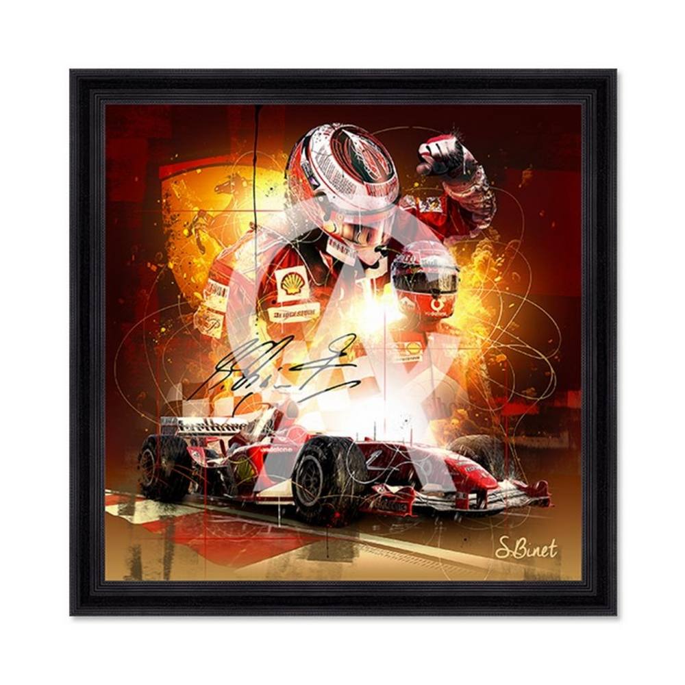 tableau Michael Schumacher sylvain binet