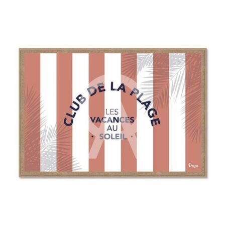 Cadre Club de la Plage Rouge