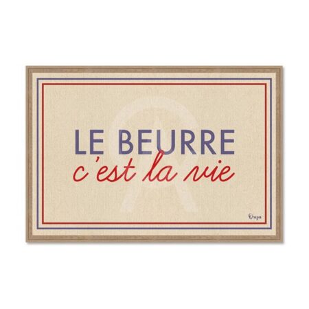Cadre le Beurre c'est la Vie