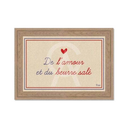 Cadre Petit Format de l'Amour et du Beurre Salé