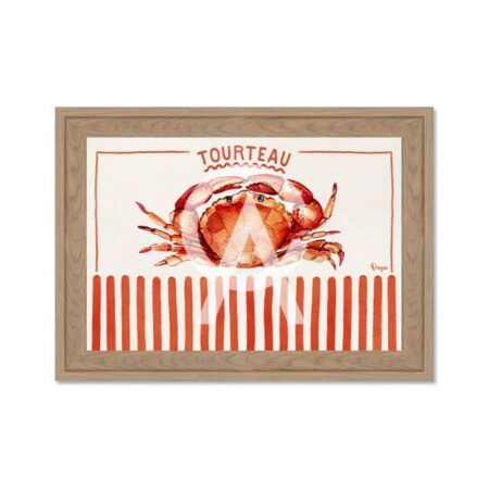 Cadre Petit Format Tourteau Orange