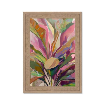 Cadre Petit Format Végétal Feuilles Colorées