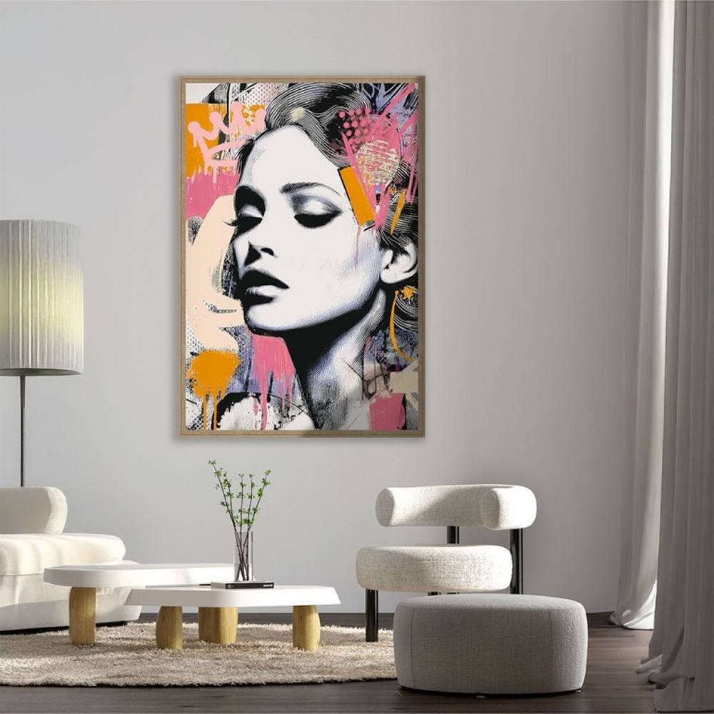 Décoration Salon Moderne Femme Street Art
