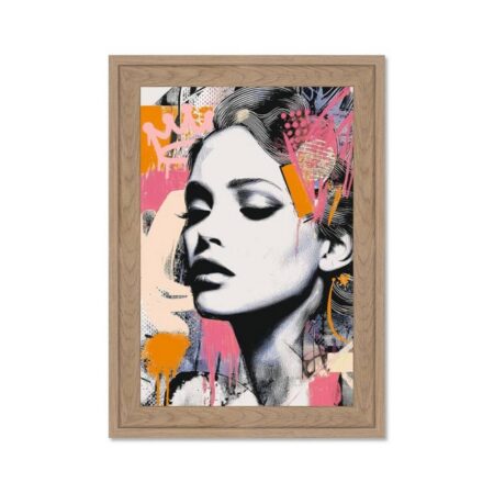 Encadrement Petit Format Femme Graffitis