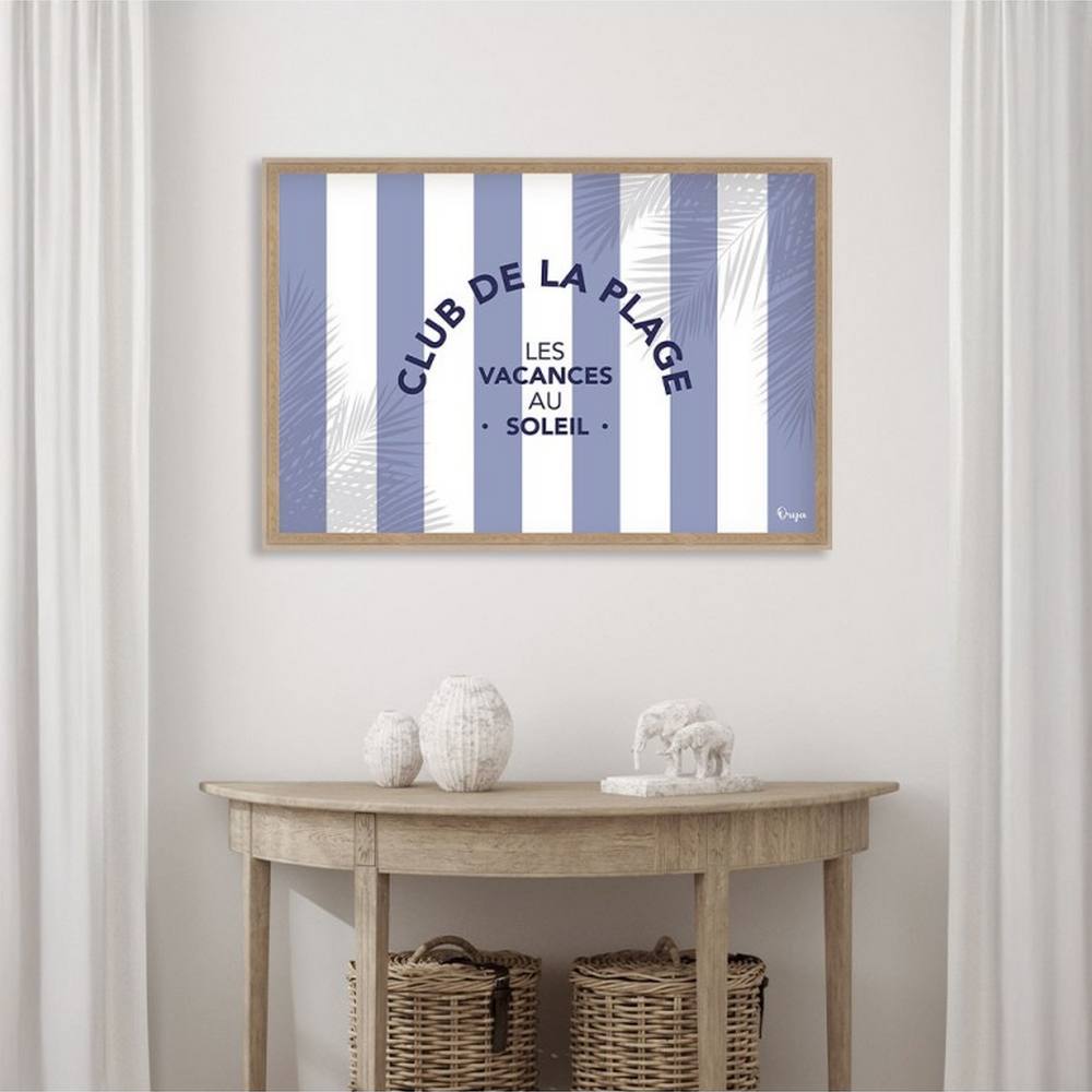 idée cadeau club plage bleu