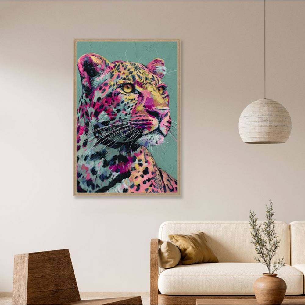 idée déco salon originale felin