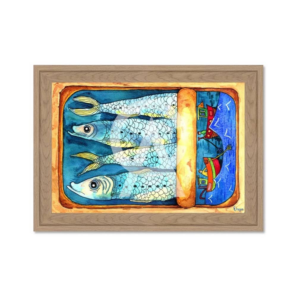 Mini Cadre Conserve Poissons