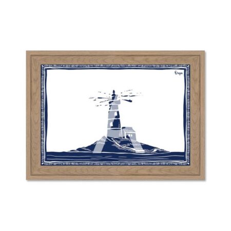 Mini Cadre Phare Bleu