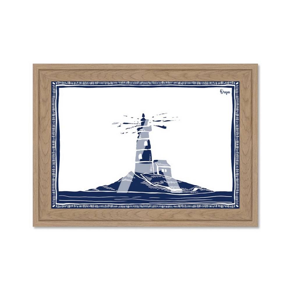 Mini Cadre Phare Bleu
