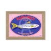 Mini Cadre Sardine Bleu Rose