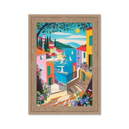 Mini Déco Murale Paysage Coloré