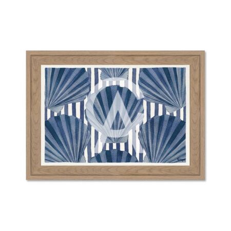 Mini Tableau Coquilles Saint Jacques Bleues