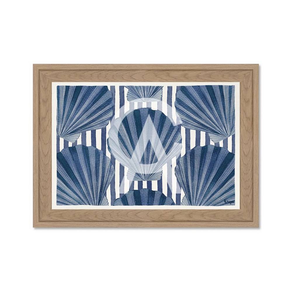 Mini Tableau Coquilles Saint Jacques Bleues