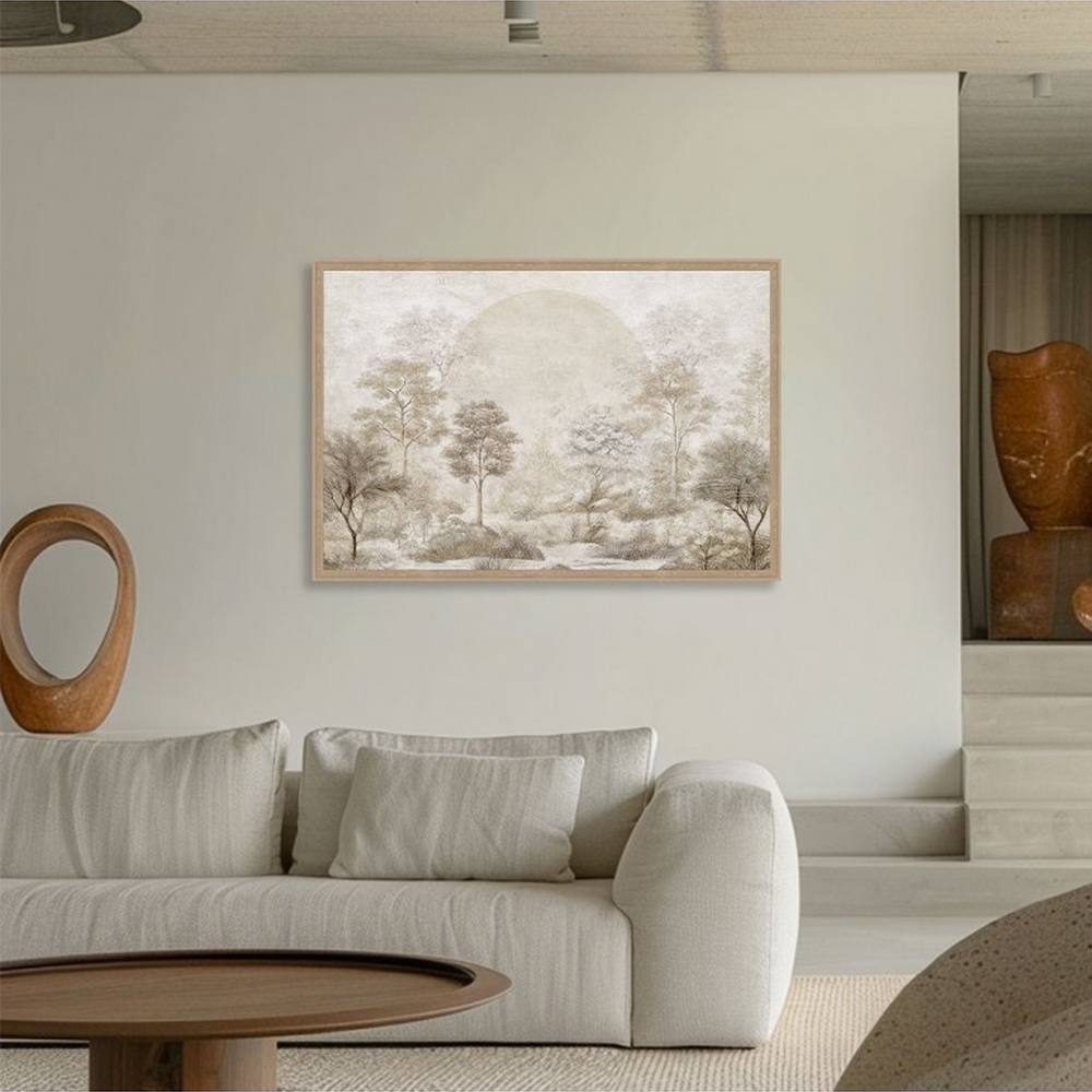 objet_decoration_salon_arbre_marron_beige_paysage_savane_orya_caf_26124 Objet décoration Salon arbre Marron Beige